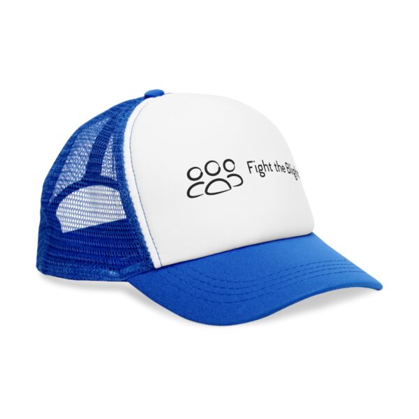 Fight the Blight Mesh Cap - Supportive Trucker Hat, Eco-Conscious Gift, Outdoor Gear, Casual Style, Awareness Campaign Merchandise - Image 6